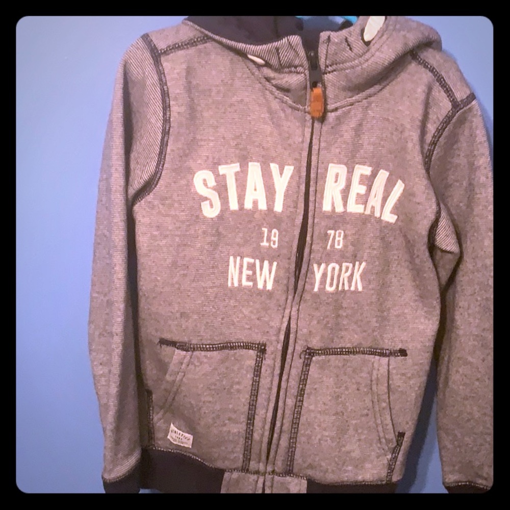Zip up sweatshirt